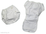 GAJI / Plienkové nohavičky - biela