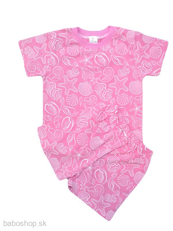 GAJI / Detské pyžamo  krátke v.68-116 - ružová