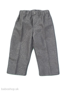  Nohavice sviatočné riflové sivé  v.80