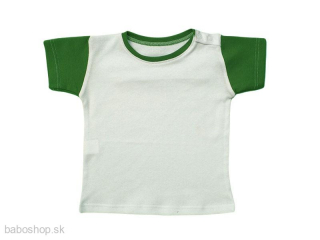 GAJI / Tričko kombinované v.68-116 - zelená